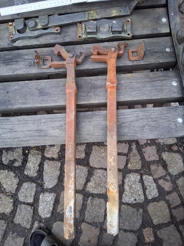 Torfeststeller stahlguß alt - torfeststeller, stahlguß,