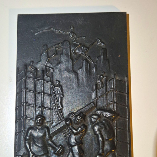 Metall-Reliefplakette/Wandbild