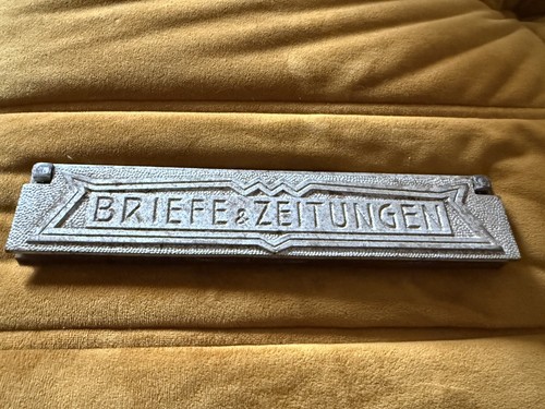 Antik briefklappe briefschlitz - antik,