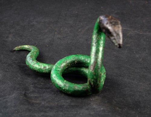 Skulptur eisen schlange snake - eisen,