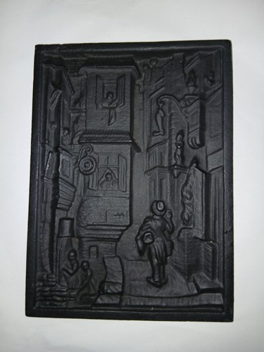 Gusseisen relief der - gusseisen-,