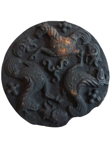 Gusseisen wandrelief kentaur - wandrelief,