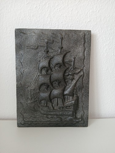 Gusseisen relief schiff - gusseisen,