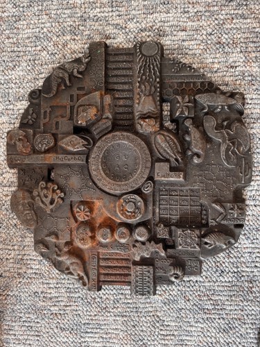 Kunstguss relief biologische - kunstguss,