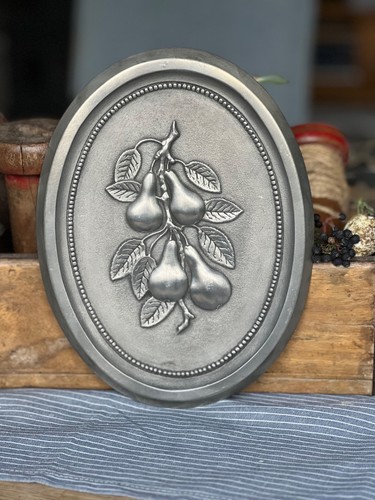 Vintage metall wandrelief - vintage,