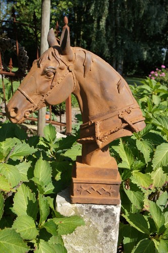 Pferdekopf skulptur dekoration - skulptur,