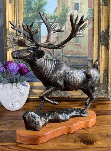 Elch skulptur eisen - elch, figur