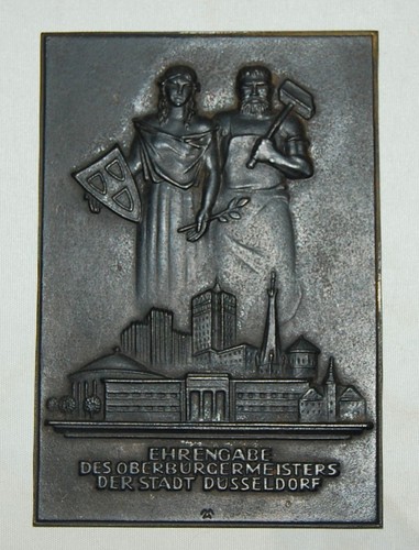 Plakette ehrengabe stadt - plakette,