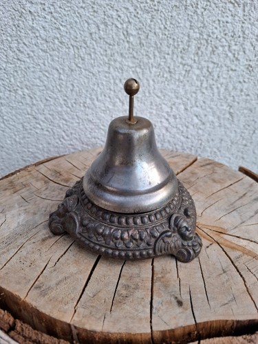 Antike hotelglocke gusseisen - antike,