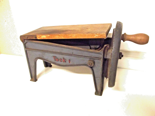 Antiker tabakschneider teck - teck, 1