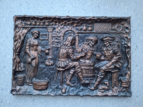 Schwere gusseisen reliefplatte - gusseisen,