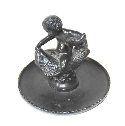 Putto als fischreiter - fischreiter, m