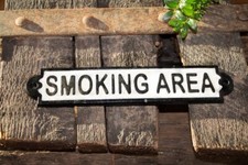Nostalgisches Schild "Smoking