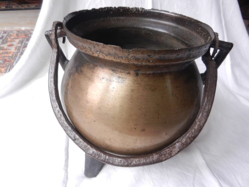 Bronze grapen kessel - bronze,