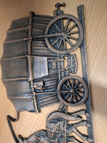 Gusseisen wanddeko kutsche - -,