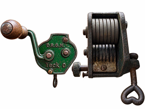 Antiker bohnenschneider teck - bohnenschneider, 0
