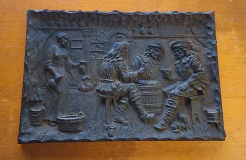 Wandbild relief aus eisen - relief,
